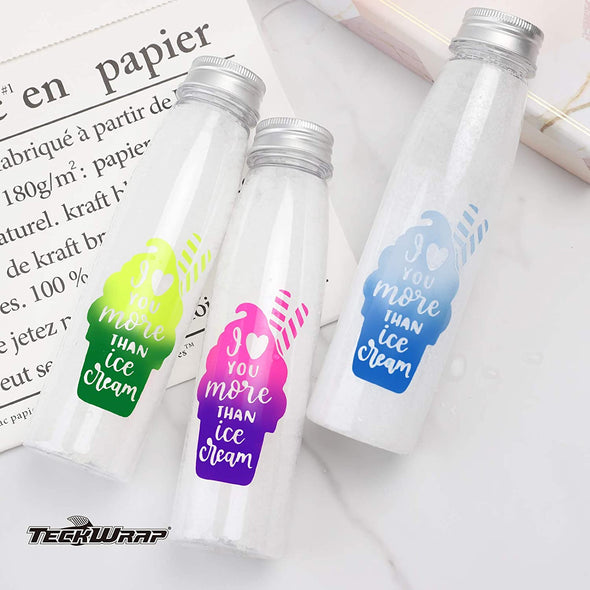 Set autocolant termosensibil design I love you more than ice cream