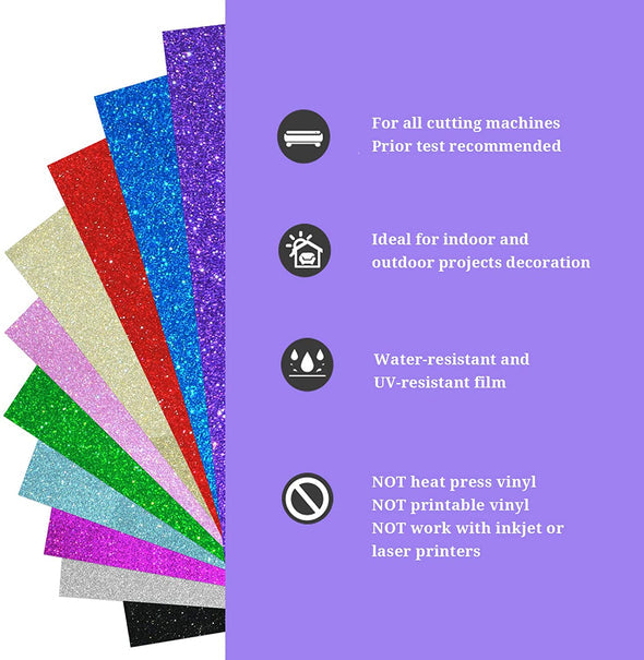 Textured Glitter Bundle Sheets Pack