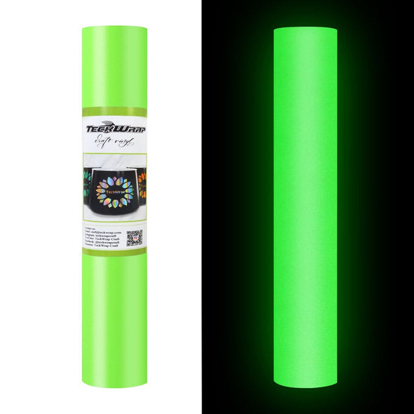 Autocolant fosforescent verde