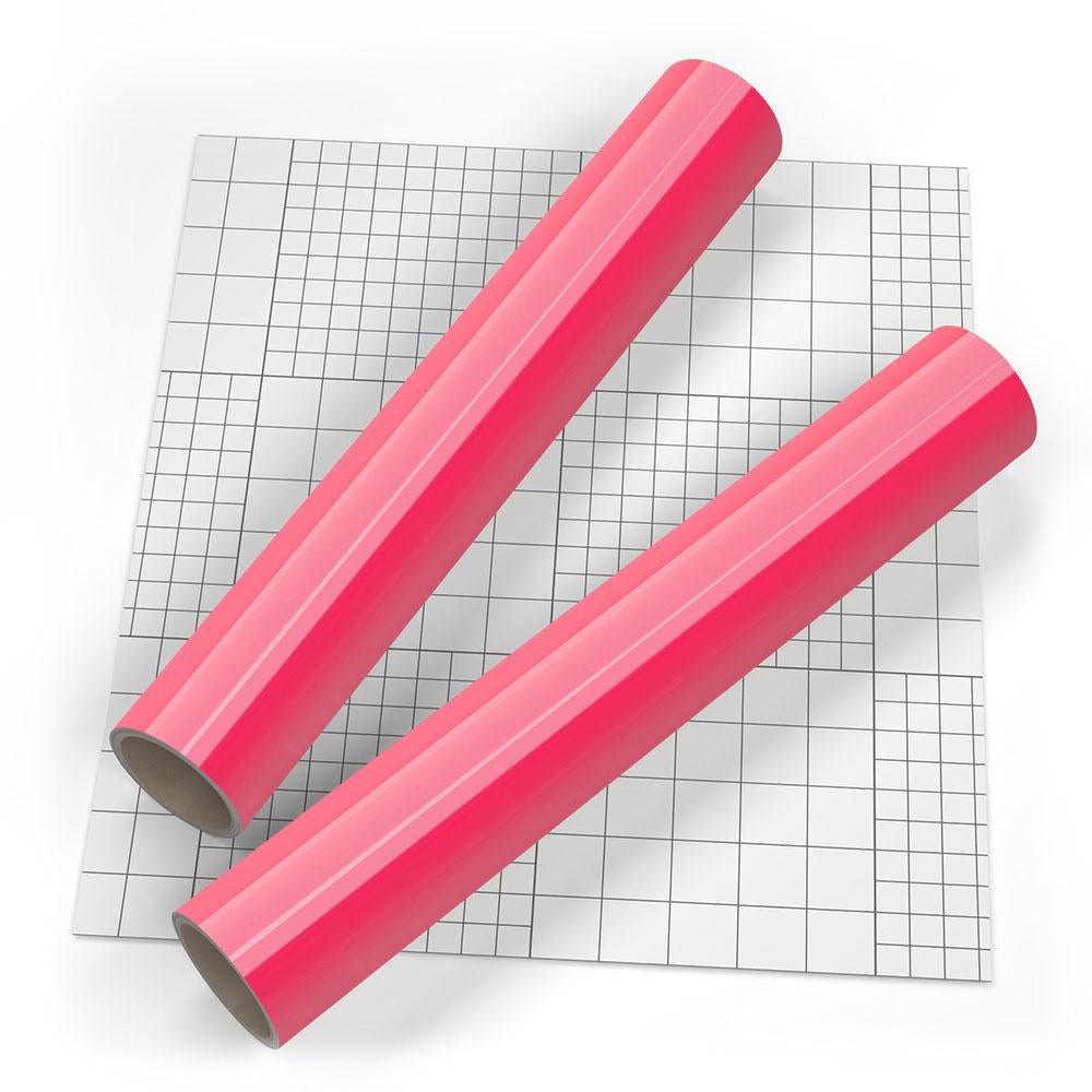 Autocolant termic roz neon