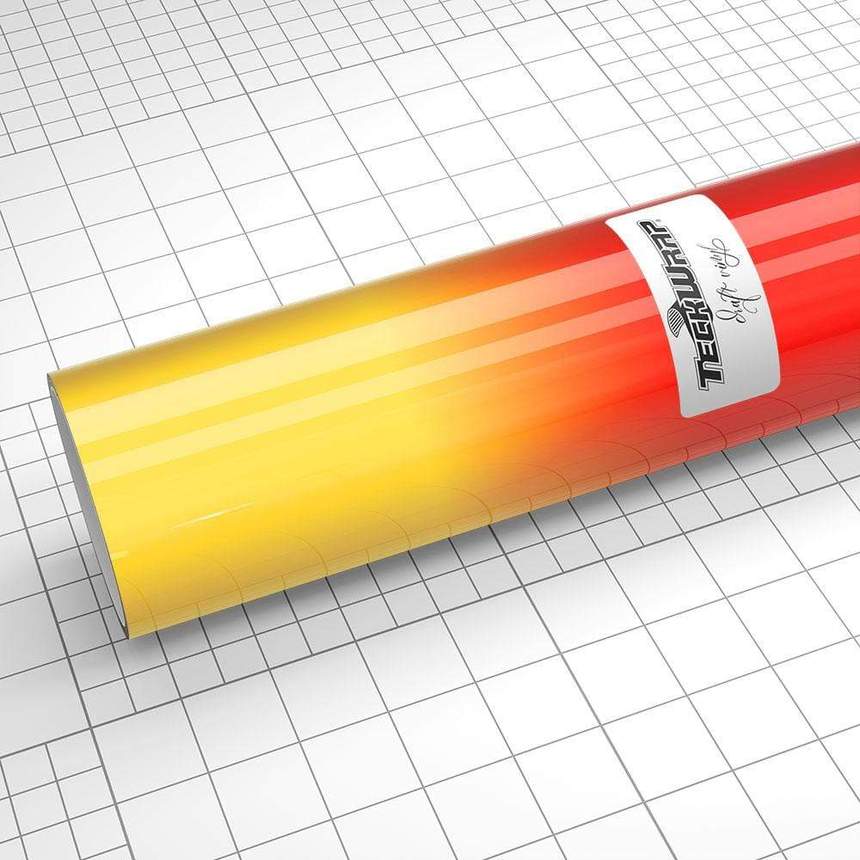 Autocolant termosensibil portocaliu