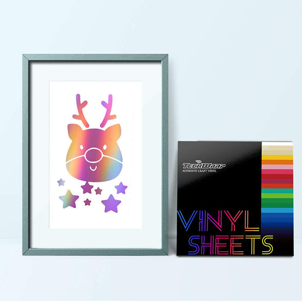 Design animat din vinil colorat