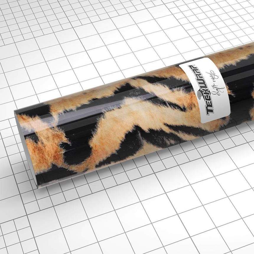 Autocolant animal print tigru