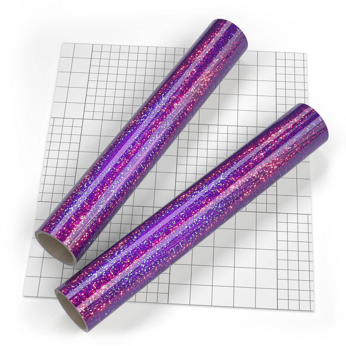 Autocolant termic cu paiete violet