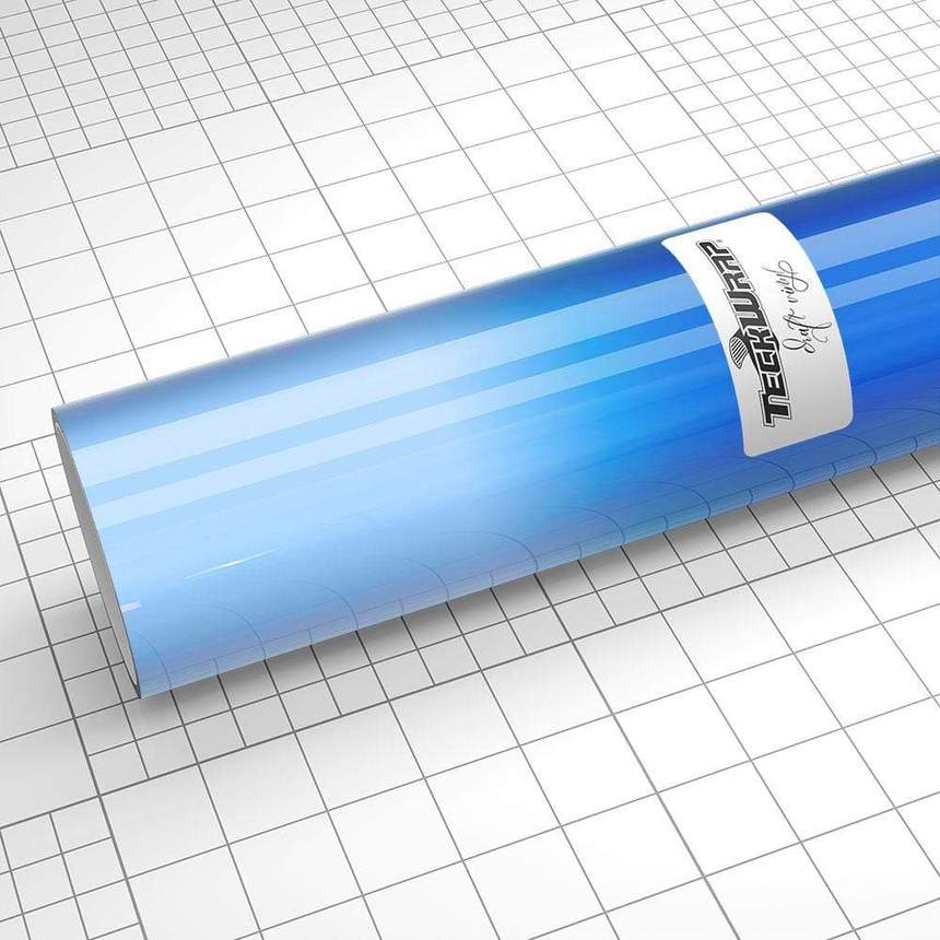Autocolant termosensibil albastru