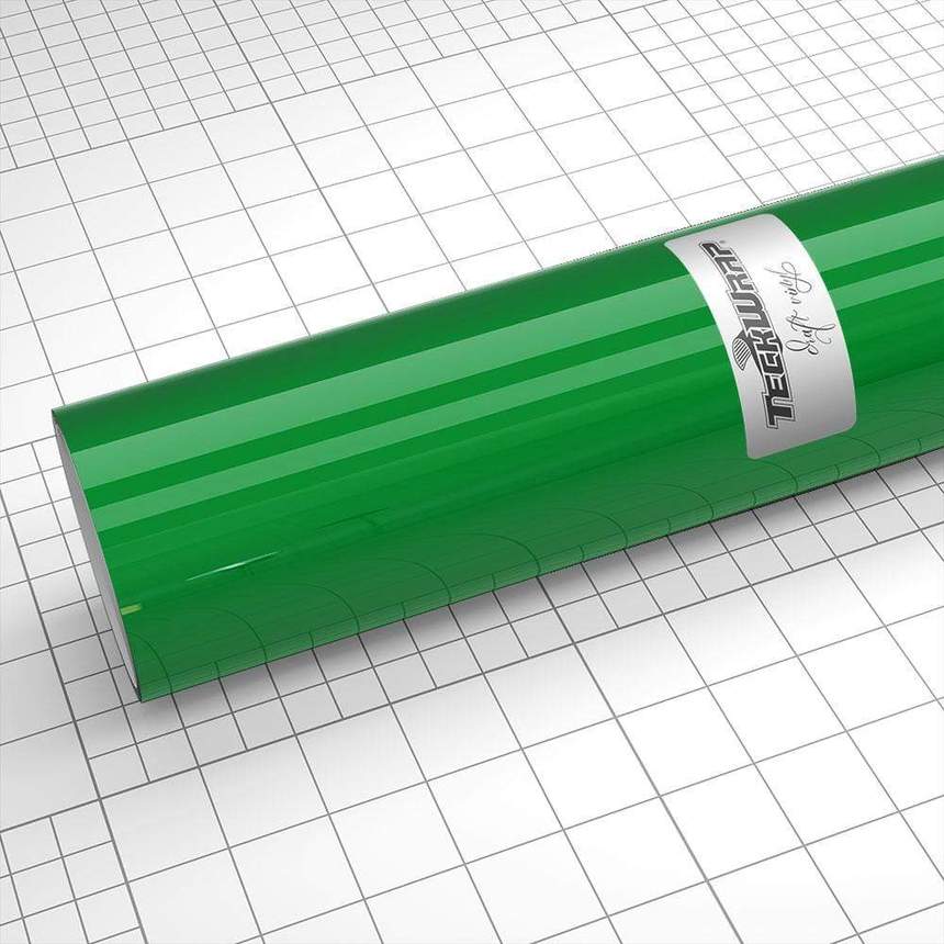 Autocolant lucios verde
