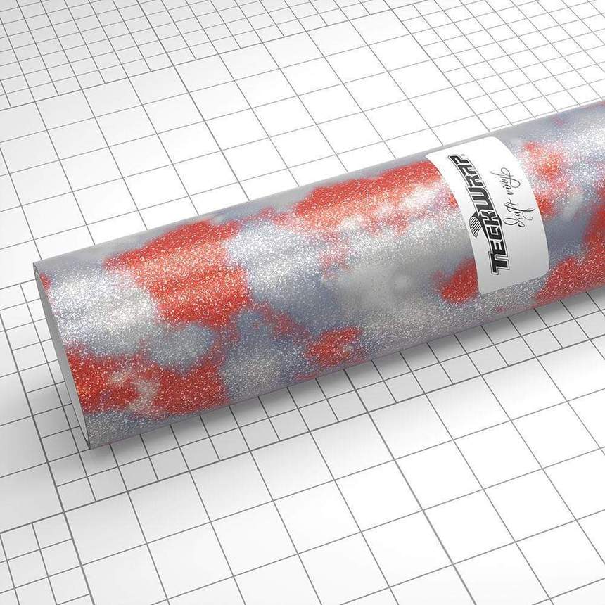 Autocolant termic texturat cu sclipici