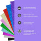 Textured Glitter Bundle Sheets Pack
