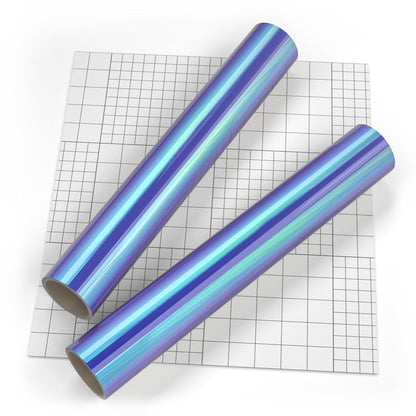 Heat Transfer Holographic Purple Blue