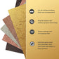 Textured Metallic Bundle Sheets Pack